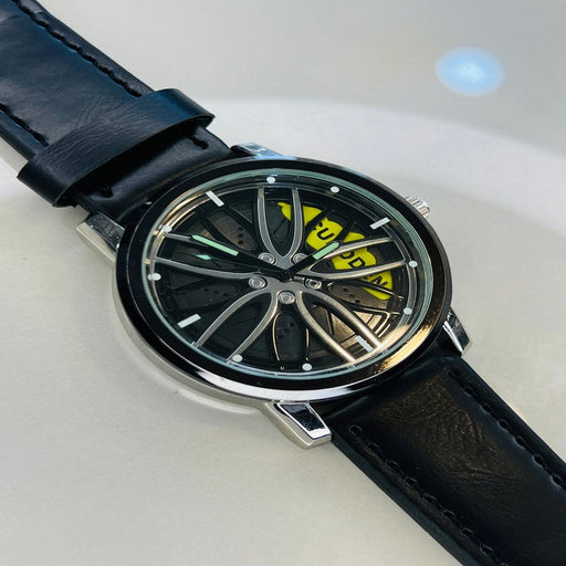 The Leather Tyre Rim Watch